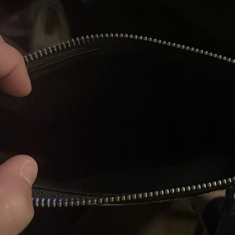 Ralph Lauren Black and Cream Crossbody Bag